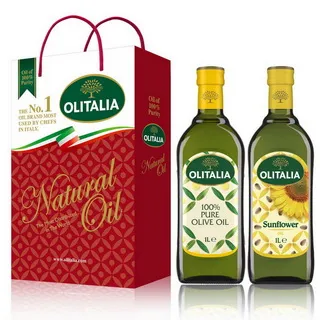 【Olitalia 奧利塔】純橄欖油+葵花油禮盒組(1000mlx2瓶) 歷史價格詳細信息