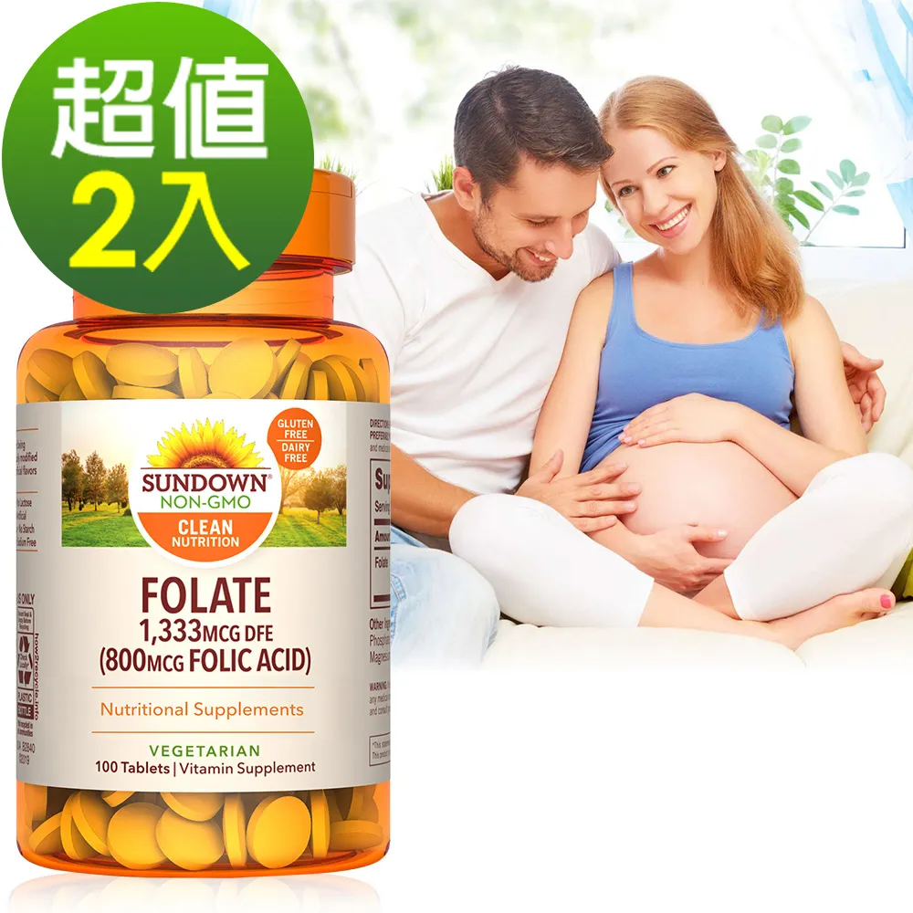 《Sundown》高單位葉酸800mcg錠(100錠/瓶) 一入 歷史價格詳細信息