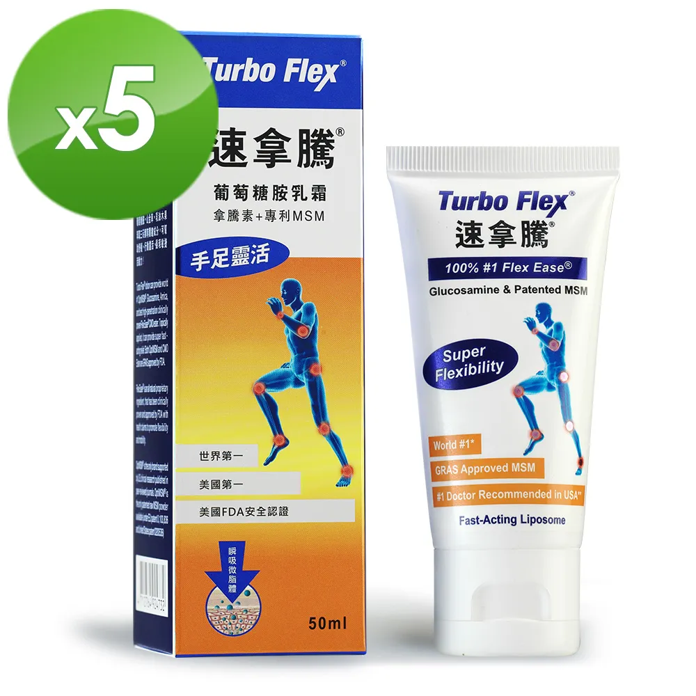 Turbo Flex－速拿騰 葡萄糖胺乳霜(50g/瓶)2瓶組 歷史價格詳細信息