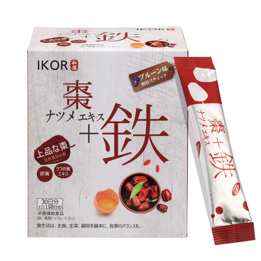 【IKOR】和漢氣巡棗鐵顆粒食品30日x3盒 歷史價格詳細信息