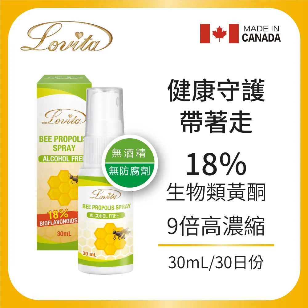 Lovita愛維他 蜂膠噴霧(18%生物類黃酮)買一送一 歷史價格詳細信息