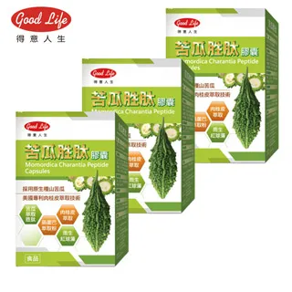 得意人生 苦瓜胜肽膠囊(60粒/盒)多盒入賣場 歷史價格詳細信息
