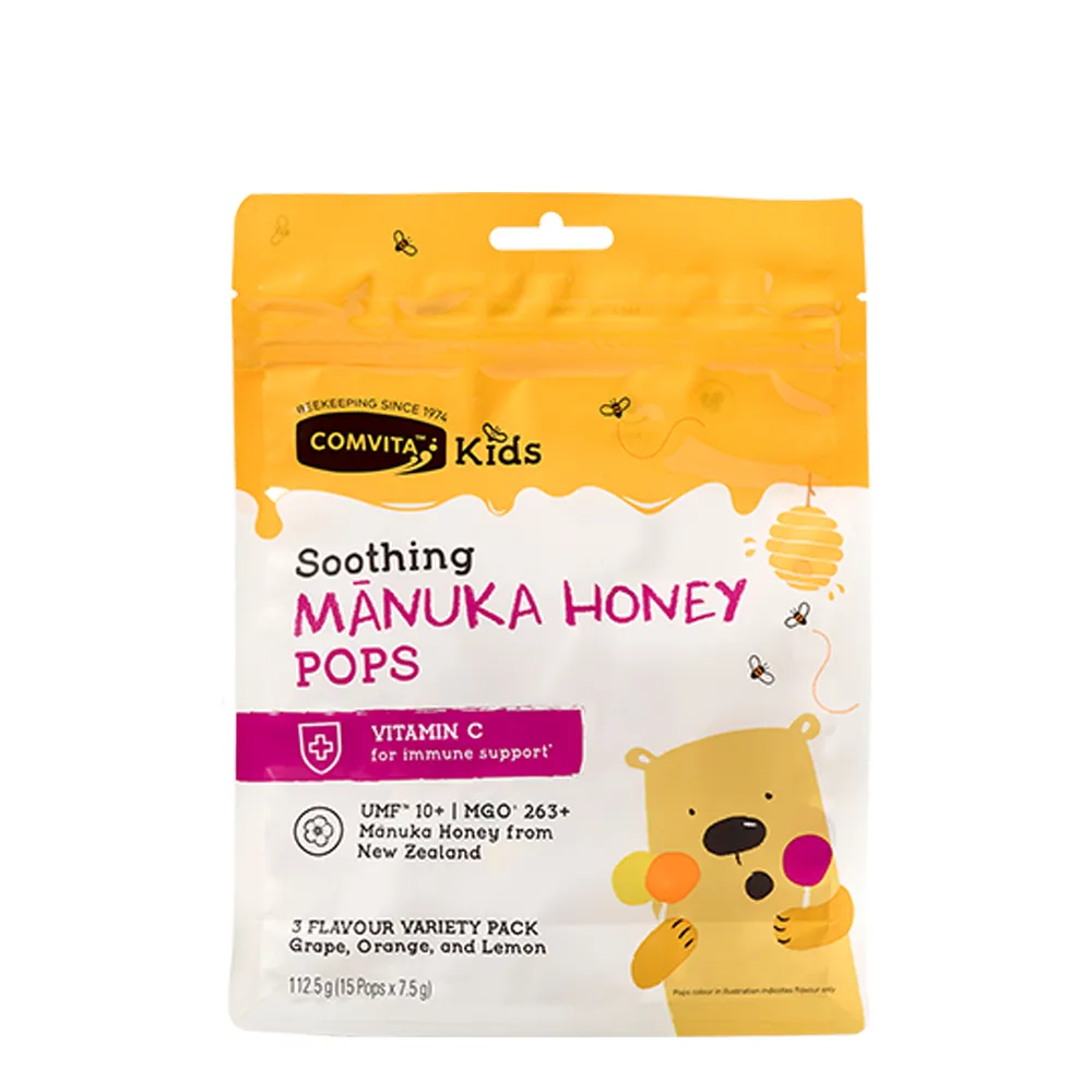 【紐西蘭 Comvita康維他】UMF™10+兒童麥蘆卡蜂蜜棒棒糖(3種口味/15支) 歷史價格詳細信息