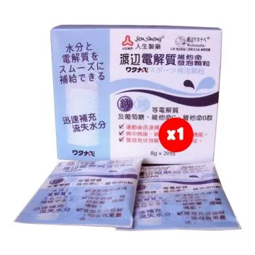 人生製藥 渡邊 電解質維他命發泡顆粒 (8g/20包/單盒)【杏一】 歷史價格詳細信息
