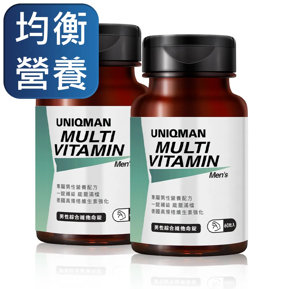 UNIQMAN 男性綜合維他命錠 (60粒/瓶)2瓶組 歷史價格詳細信息