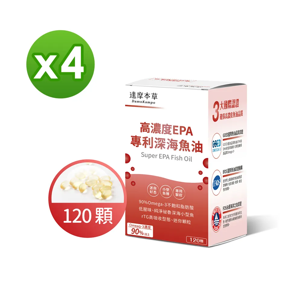 【達摩本草】90% Omega-3 專利深海魚油(120顆/盒)x3盒《迷你好吞、運轉靈敏》 歷史價格詳細信息