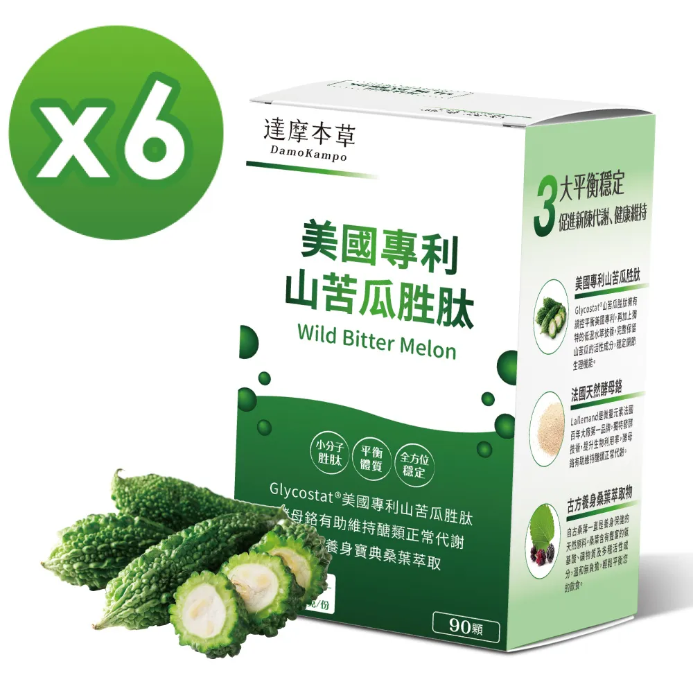 【達摩本草】美國專利山苦瓜胜肽x1盒 (90粒/盒) 歷史價格詳細信息