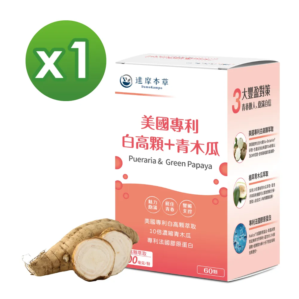 【達摩本草】美國專利白腎豆+非洲芒果籽x1盒(60顆/盒) 歷史價格詳細信息