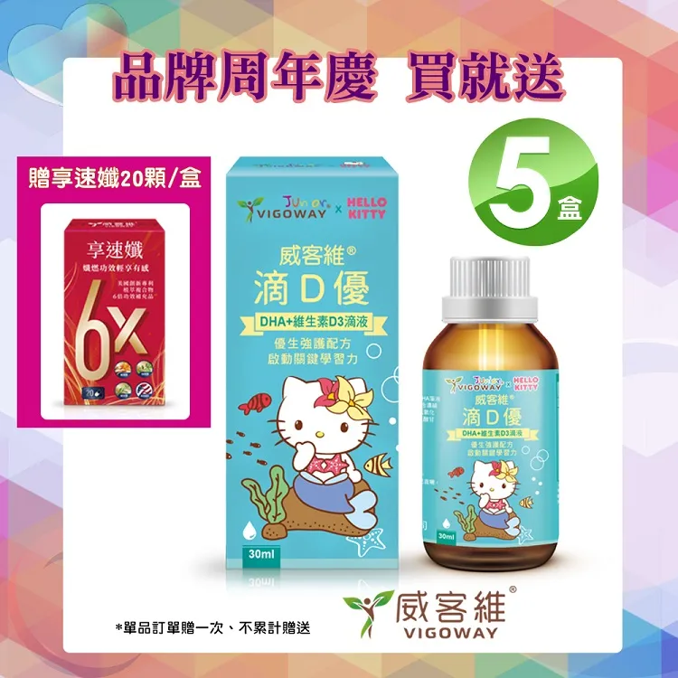 VIGOWAY威客維 滴D優滴液 30ml/瓶X3瓶 歷史價格詳細信息