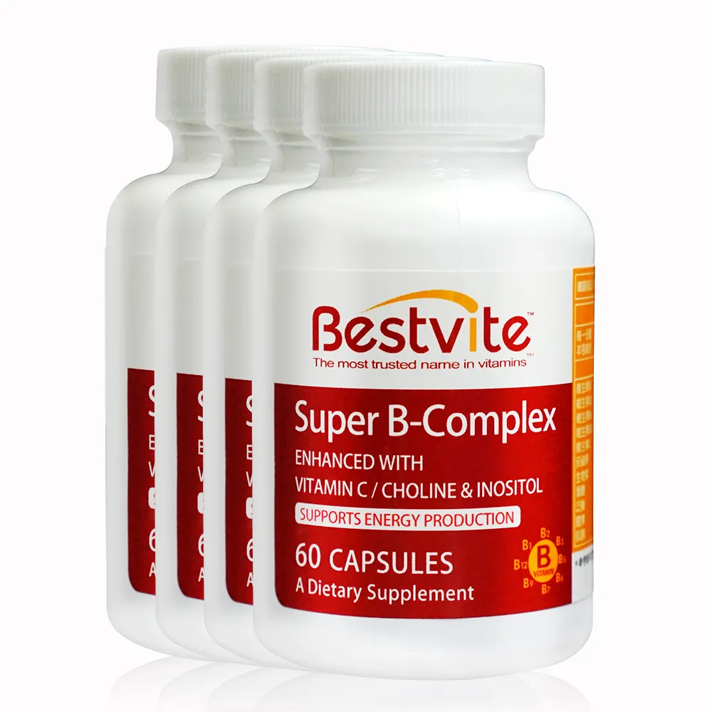 【美國BestVite】必賜力超級維他命B群膠囊4瓶組 (60顆*4瓶) 歷史價格詳細信息
