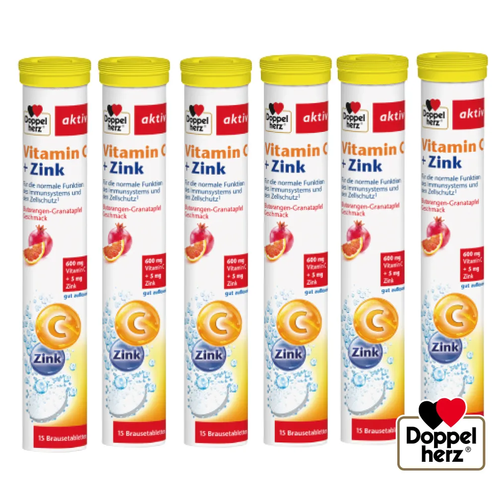 Doppelherz 德之寶 發泡錠系列 15錠/瓶 維他命B群/維他命C+鋅 大樹 歷史價格詳細信息