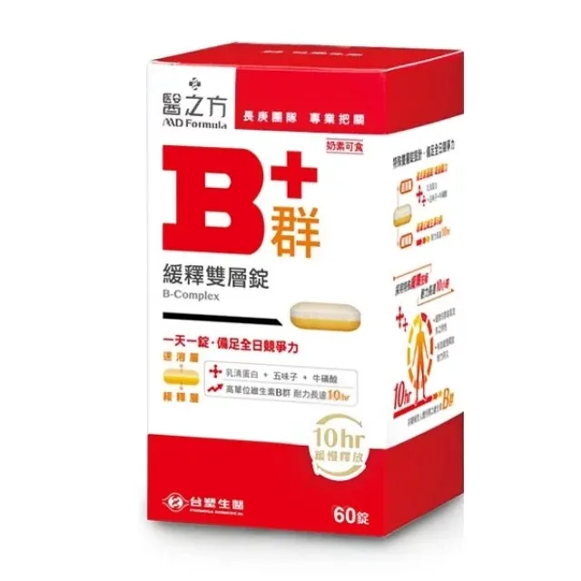 【台塑生醫】醫之方 緩釋B群雙層錠 70粒裝 (6入) 歷史價格詳細信息