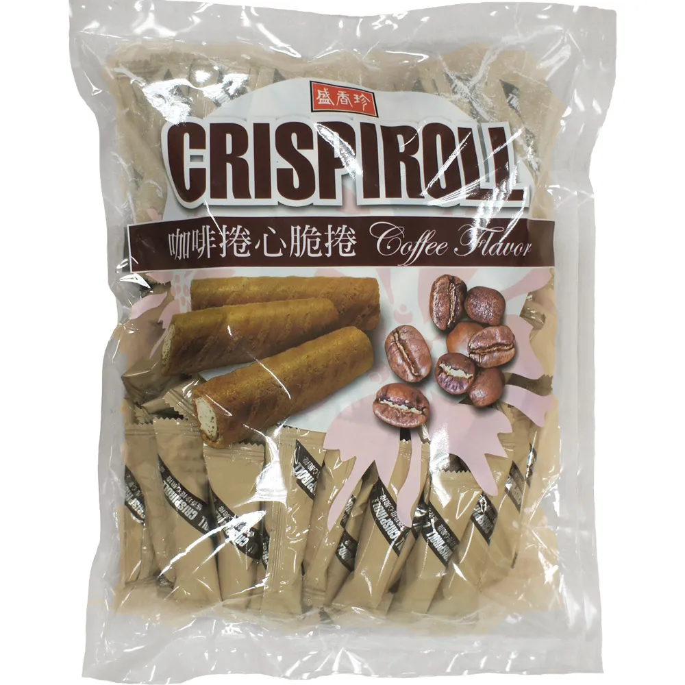 【盛香珍】咖啡脆捲500g/包｜官方旗艦店 (餅乾量販包) 超取限購3包 歷史價格詳細信息