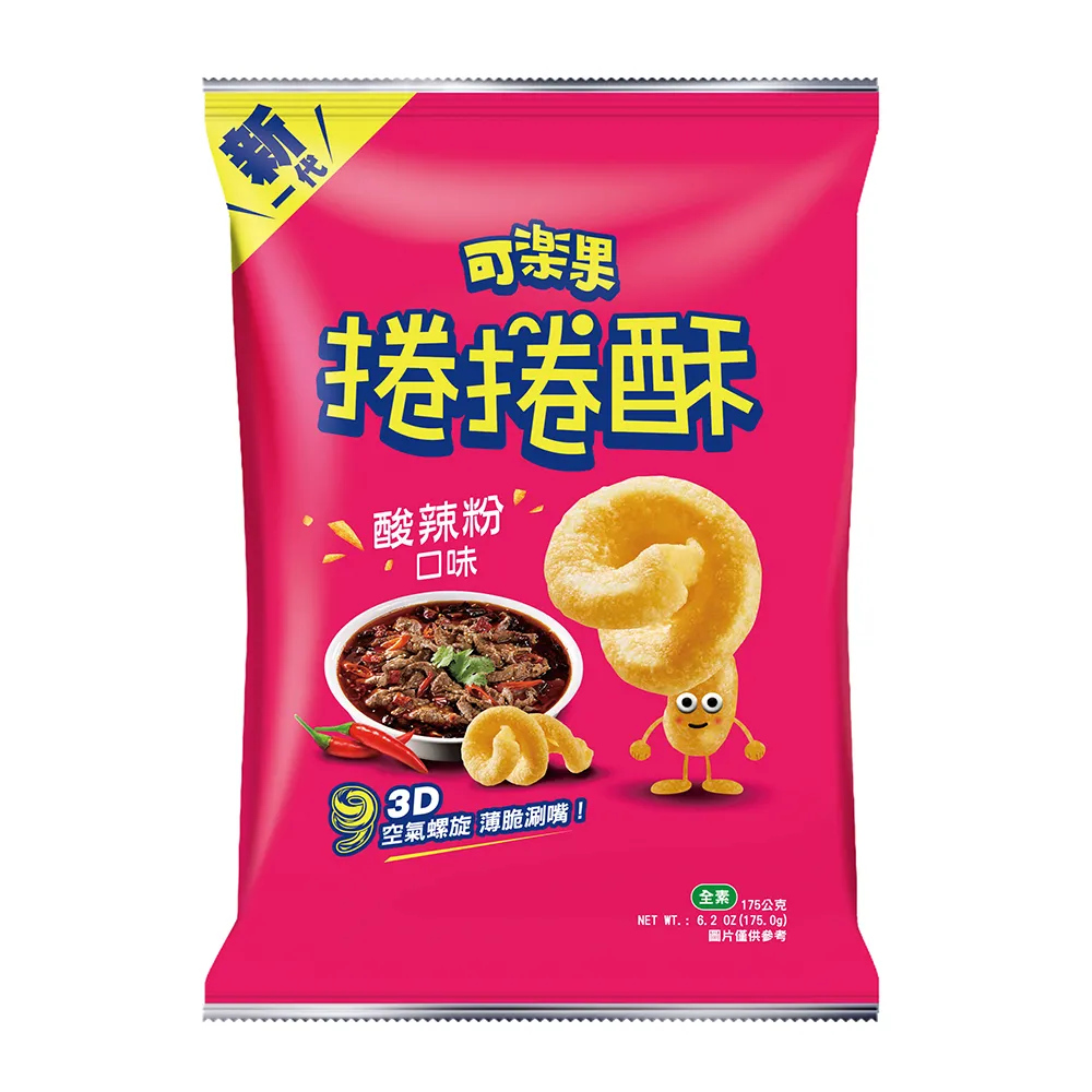 【可樂果】捲捲酥酸辣粉口味(65gx12包/箱)+可口可樂Zero易開罐330ml(24入) 歷史價格詳細信息