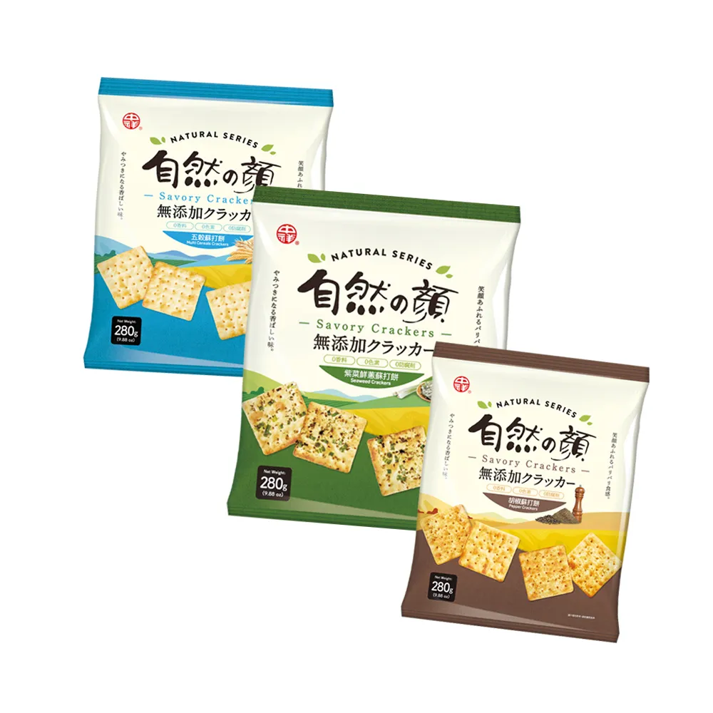 【中祥】自然之顏蘇打餅系列(口味多選/箱) 歷史價格詳細信息