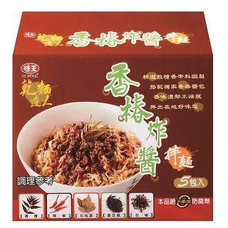 味王 乾麵達人 香椿炸醬乾拌麵(92gx5入/袋) 歷史價格詳細信息