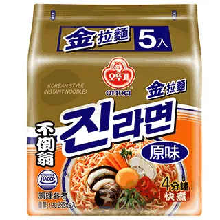 【韓國不倒翁OTTOGI】金拉麵-辛辣(120公克x5入) 歷史價格詳細信息