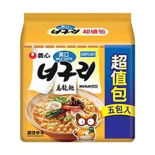 韓國農心 爽口海鮮味烏龍麵 (4包/袋) 韓國泡麵  現貨 蝦皮直送 歷史價格詳細信息