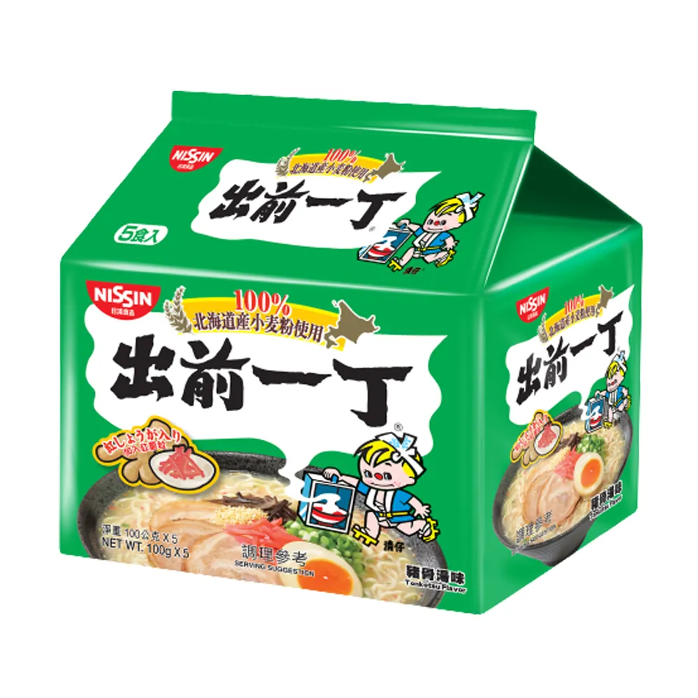 《日清》出前一丁北海道味噌豚骨湯味速食麵(100g/袋*5入) 歷史價格詳細信息