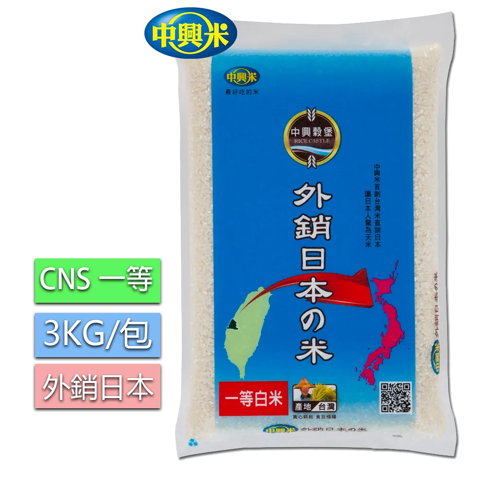 中興米-外銷日本米(1.5KG)*2入組 歷史價格詳細信息
