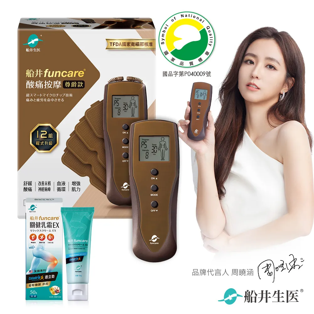 船井funcare膝關健按摩 舒緩組_智能股四頭肌訓練(主機+膝蓋按摩帶+關健乳霜30g) 歷史價格詳細信息