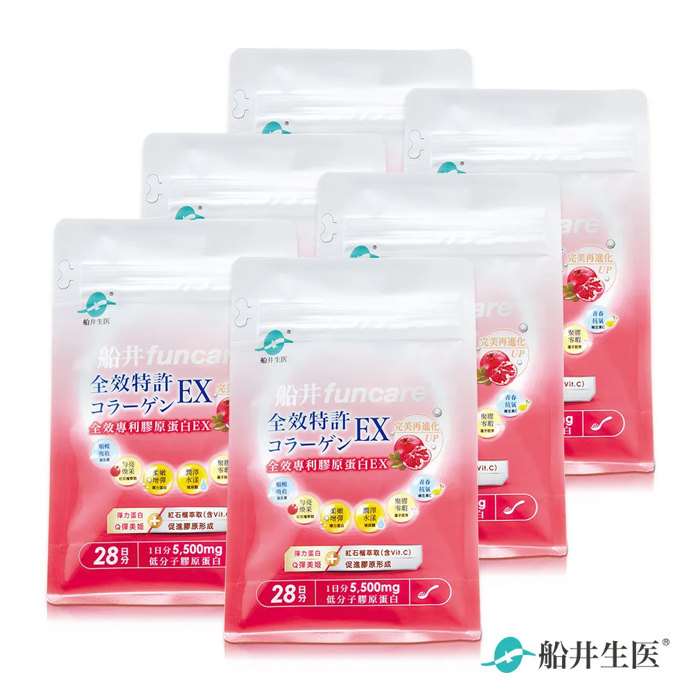 船井 全效專利膠原蛋白EX 3入 美妍組(196g/包*3) 歷史價格詳細信息