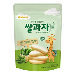 【ibobomi】嬰兒米餅30g 菠菜 蘋果 春天藥局 歷史價格詳細信息