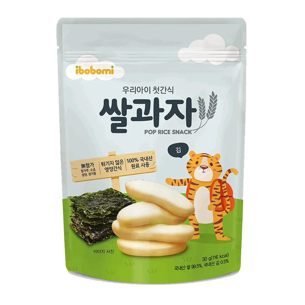 ibobomi 嬰兒米餅-海苔味 (30g/包)【杏一】 歷史價格詳細信息