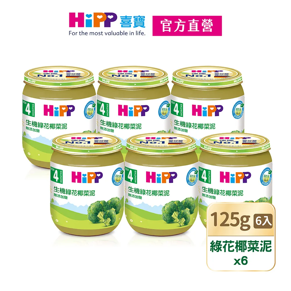 HiPP 喜寶 生機綠花椰菜泥125g【佳兒園婦幼館】 歷史價格詳細信息