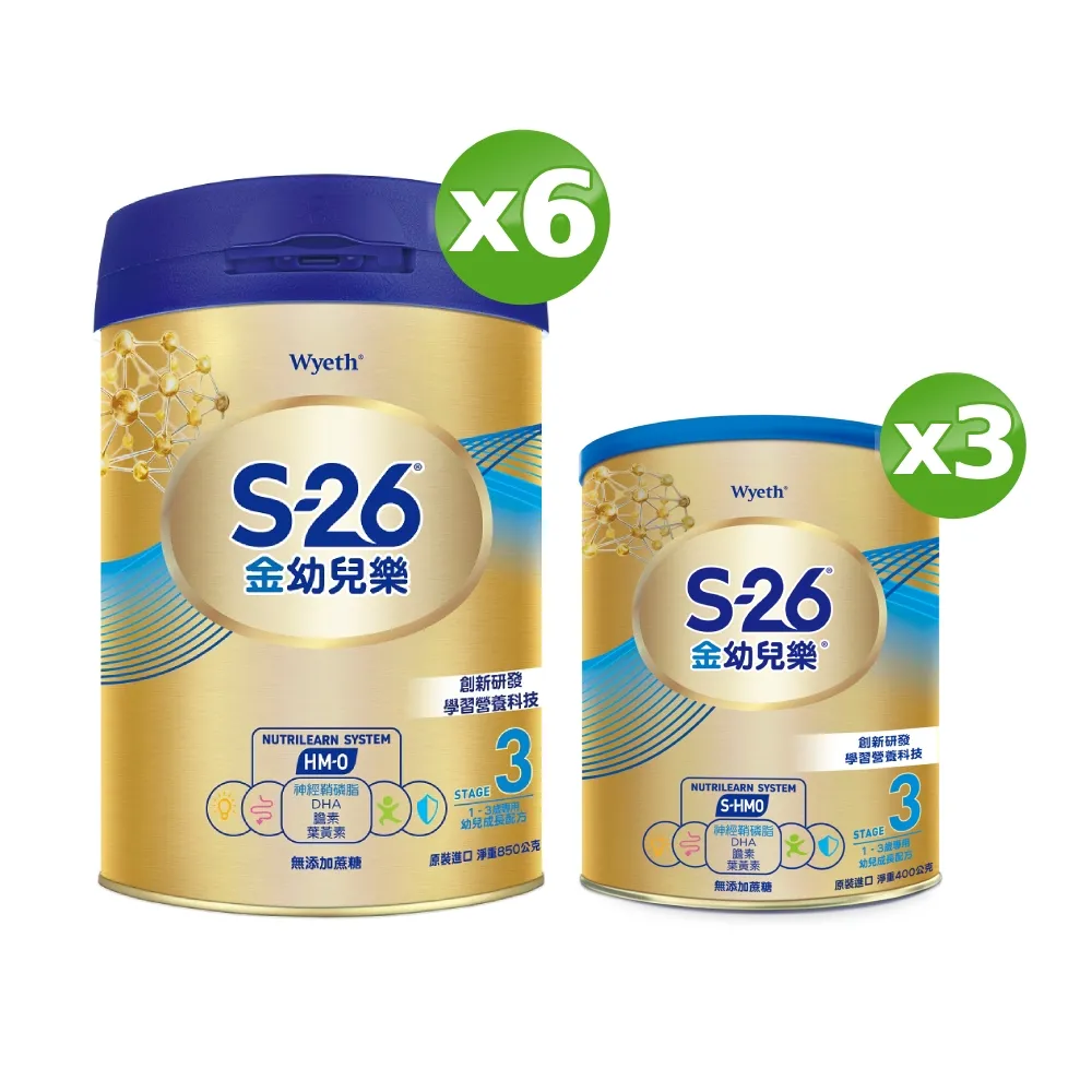 惠氏 S26 金幼兒樂 1-3歲幼兒成長 HMO營養配方1600g (兩罐入) -升級金配方【新包裝】 歷史價格詳細信息
