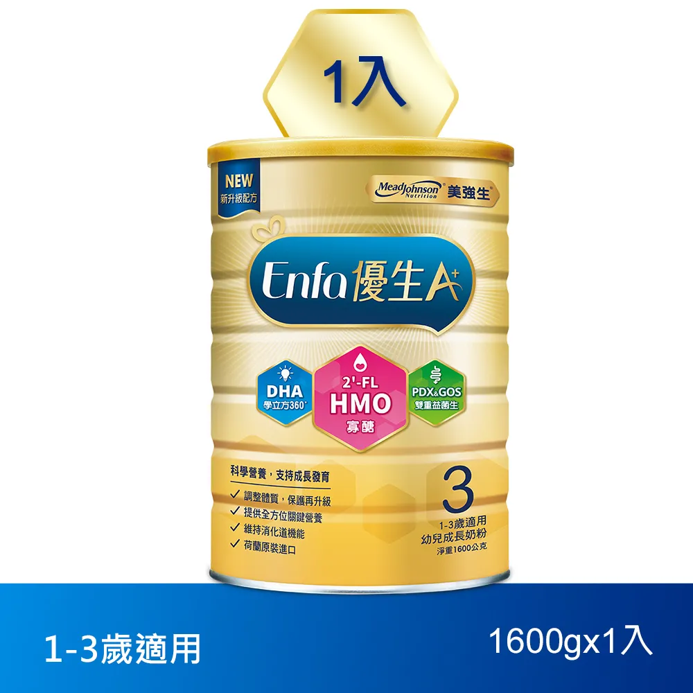A+優生3號幼兒成長奶粉 1600gX6(1-3歲適用) 歷史價格詳細信息