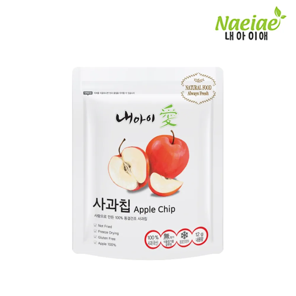 Naeiae韓國幼兒水果片-蘋果片12g(建議7個月以上適吃) 歷史價格詳細信息