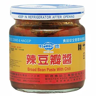 明德辣豆瓣醬(小)165g x12罐/箱 歷史價格詳細信息