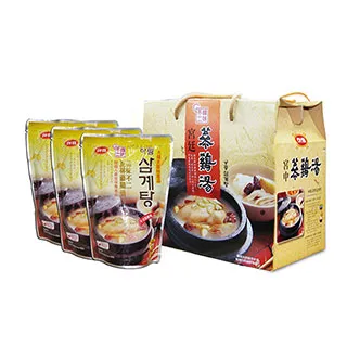 【韓味不二】夏林鮑魚人蔘雞湯3入禮盒 (1kgx3) 歷史價格詳細信息