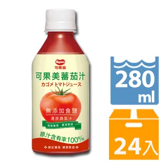 可果美 蕃茄汁(無鹽)(340mlX4罐/組)[大買家] 歷史價格詳細信息