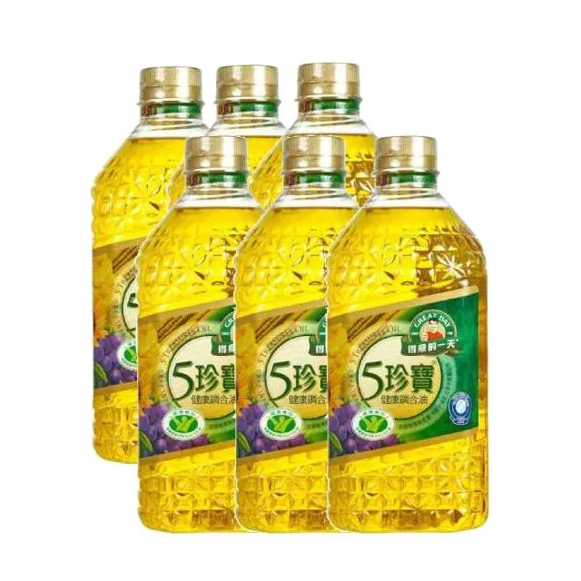 《得意的一天》五珍寶健康油(2L)*6/箱+頂級高油酸葵花油250ml 歷史價格詳細信息
