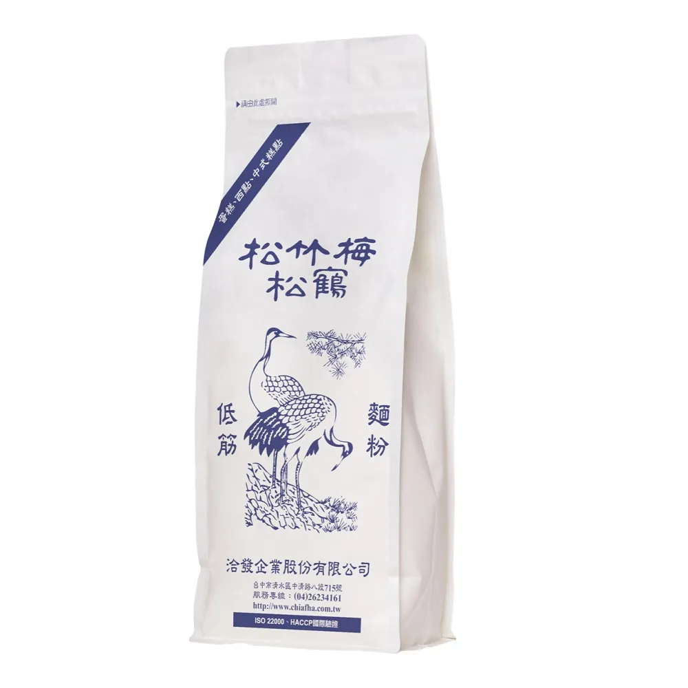 洽發 松竹梅 松鶴 中筋粉心麵粉 1KG夾鍊袋原裝 ＊水蘋果＊ N-044 歷史價格詳細信息