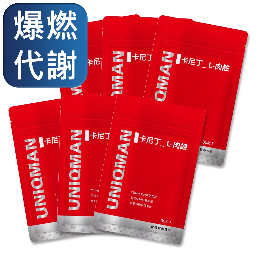 【UNIQMAN】卡尼丁_L-肉鹼二代(30粒/袋;3袋組) 歷史價格詳細信息