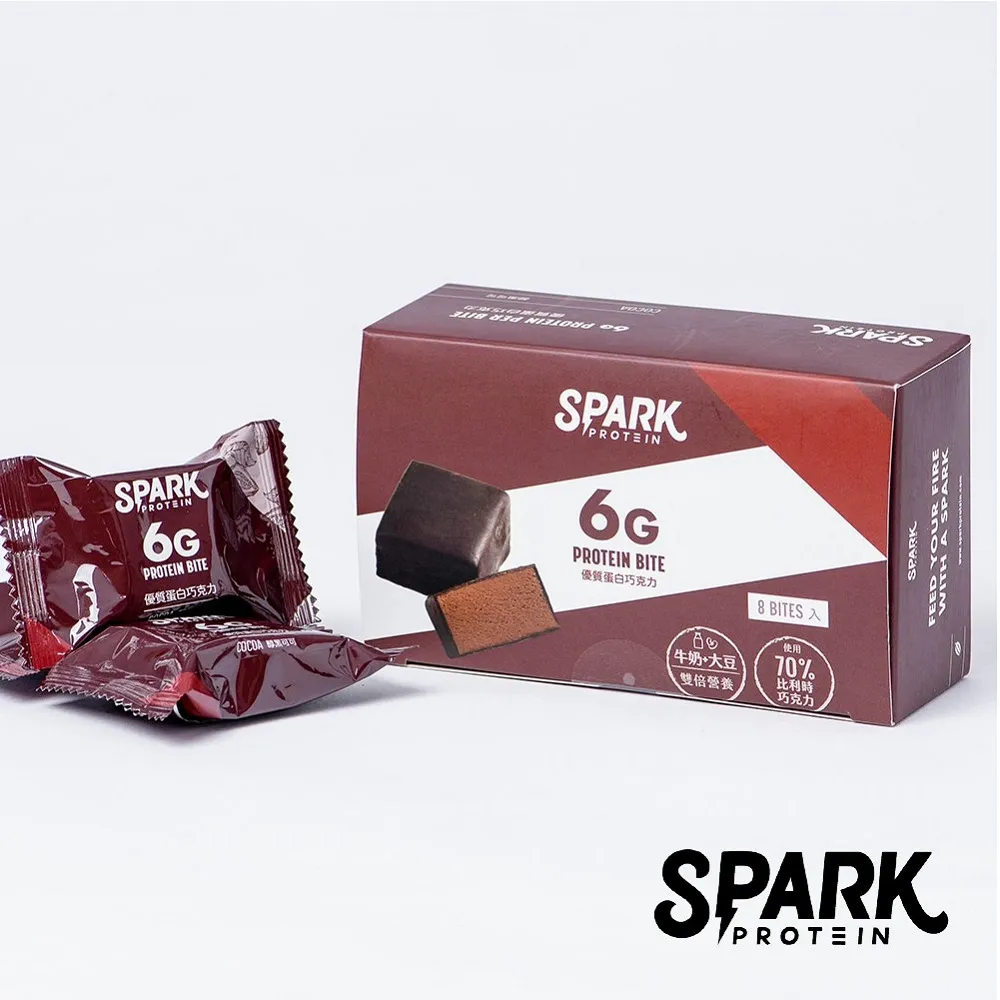 Spark Bite 優蛋白巧克力8入盒裝 - 香濃牛奶 | Mini 蛋白棒 | 飽足感高蛋白營養零食 歷史價格詳細信息