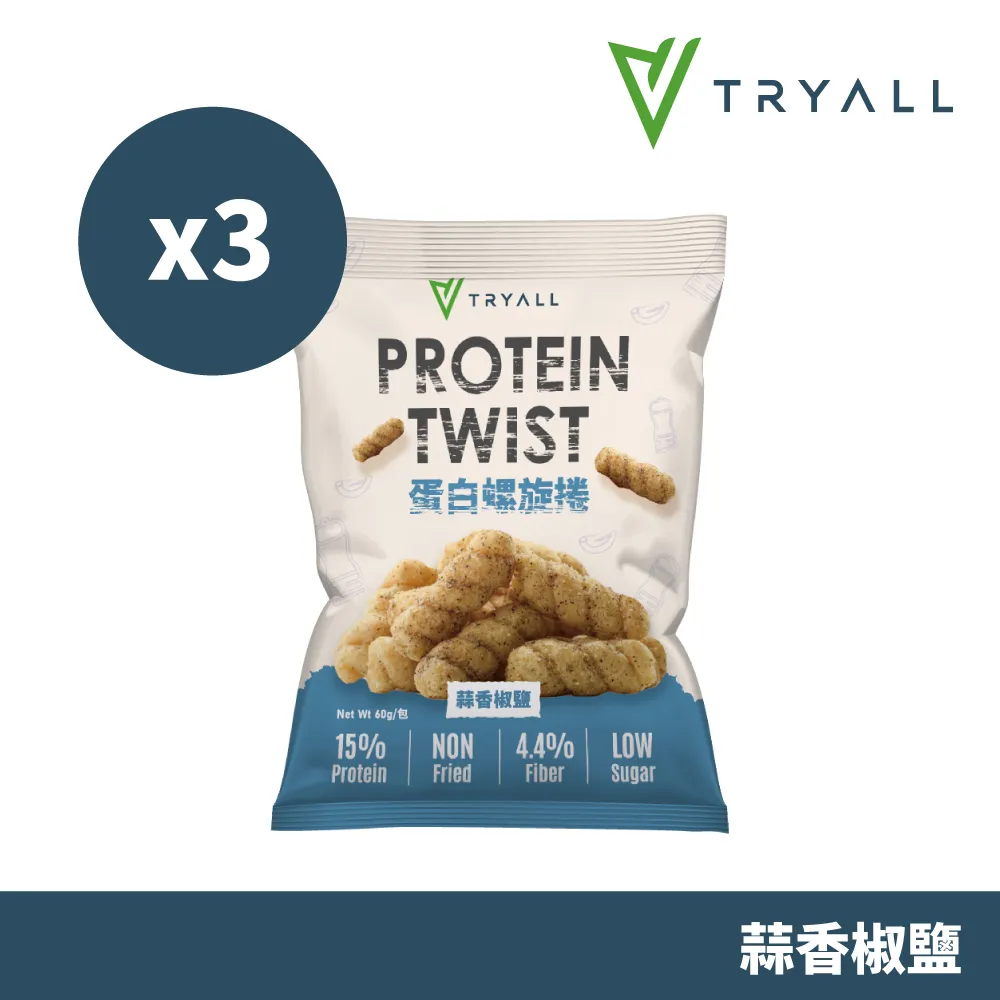 [台灣 Tryall] 蛋白米香-涮嘴椒鹽(25g/包)X3 歷史價格詳細信息