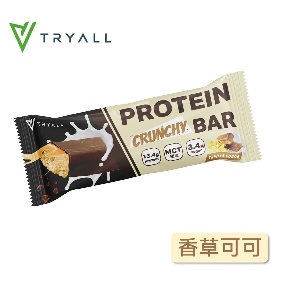 [台灣 Tryall] 蛋白酥脆棒-多款可選-香草可可/花生黑巧克力/莓果優格白巧克力/蔓越莓黑巧克力(一條/40g) 歷史價格詳細信息