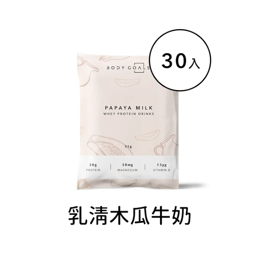 【Body Goals】多效乳清蛋白飲-花生牛奶口味 隨手包12入組(31g/包，12包/盒) 歷史價格詳細信息
