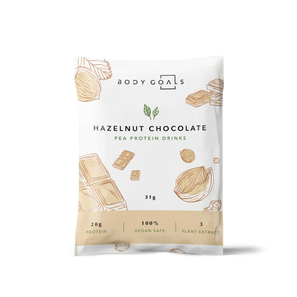 [Body Goals] 全素多效豌豆蛋白飲-榛果可可口味(31g/包，12包/盒) 價格比較,價格查詢,歷史價格詳細信息