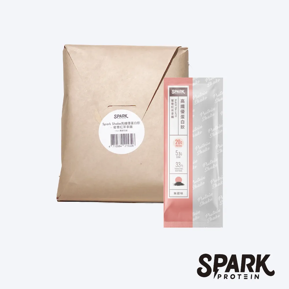 Spark Shake 高纖優蛋白飲 - 蜜香紅茶拿鐵（10入環保包裝） 歷史價格詳細信息