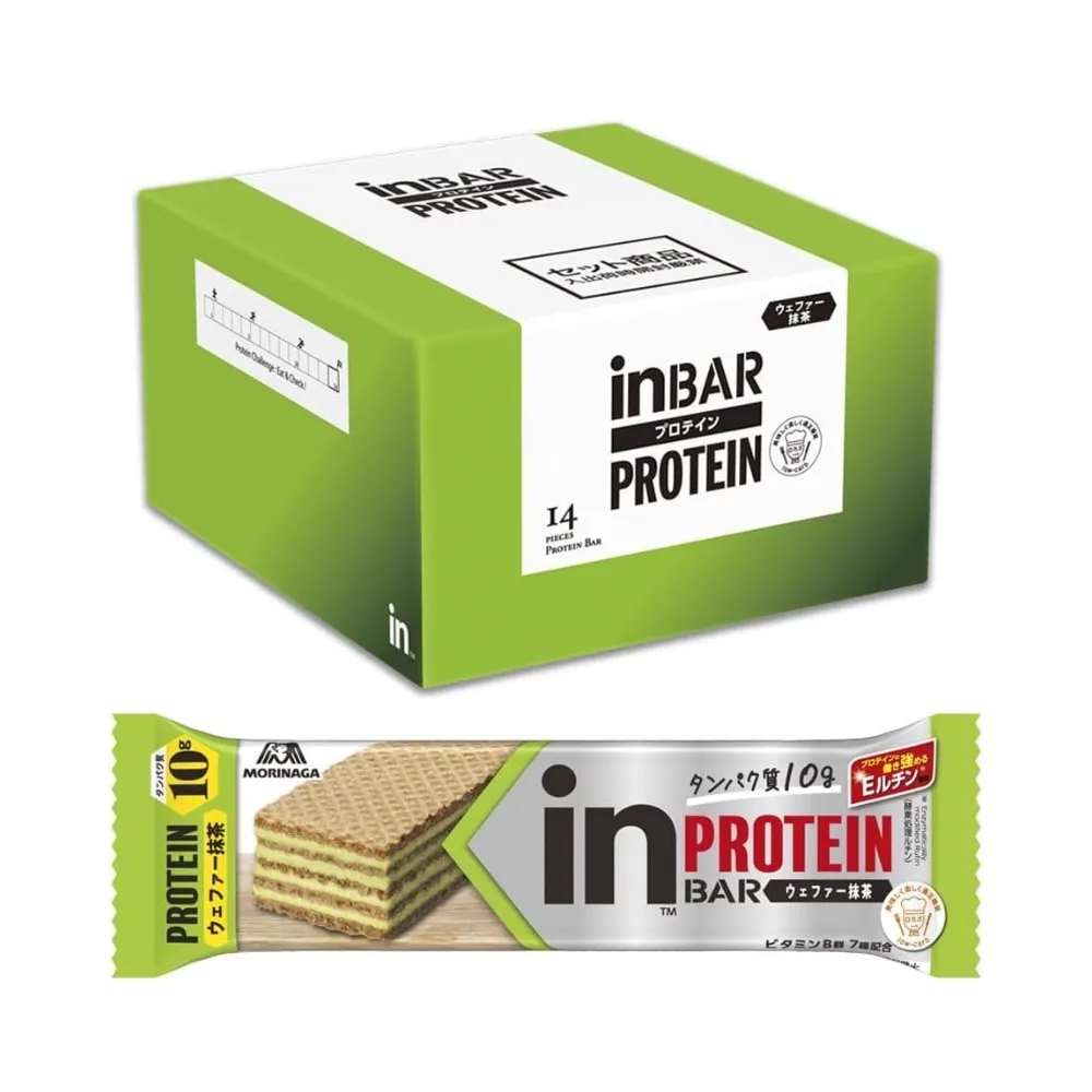 【日本森永】in BAR PROTEIN  能量補給蛋白棒 添加B群-14支入/盒(堅果口味) 歷史價格詳細信息