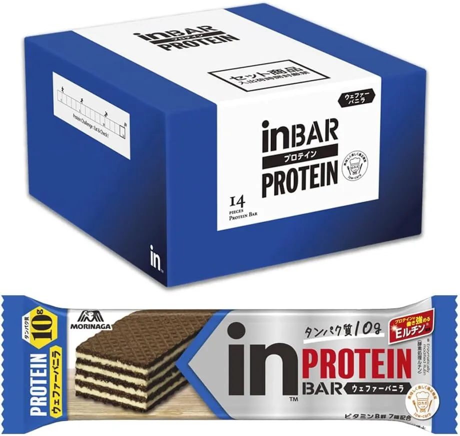【日本森永】in BAR PROTEIN  能量補給蛋白棒 添加B群-14支入/盒(堅果口味) 歷史價格詳細信息