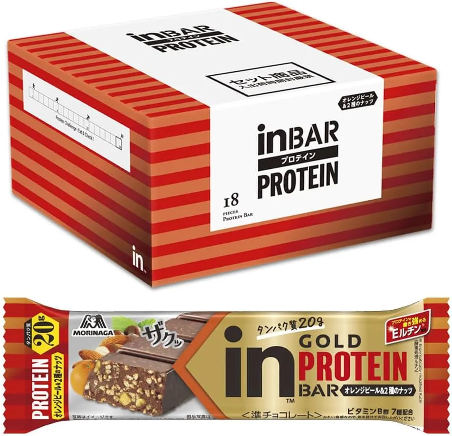 【日本森永】in BAR PROTEIN  能量補給蛋白棒 添加B群-14支入/盒(堅果口味) 歷史價格詳細信息