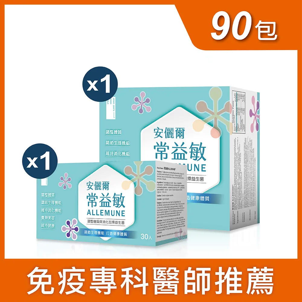 安儷爾常益敏+常益菌(共120包)醫學中心採用，免疫過敏名醫林子閔推薦 超有感益生菌(60包/盒x2) 歷史價格詳細信息
