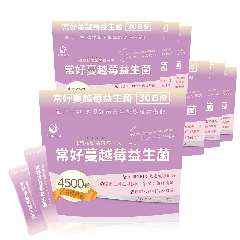 【世華生技】常好機能益生菌3袋(共90包) 歷史價格詳細信息