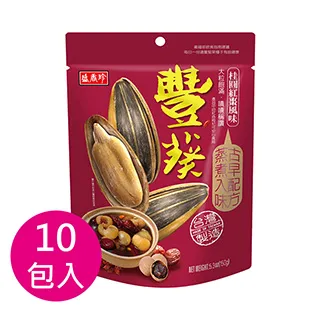 《盛香珍》豐葵香瓜子(桂圓紅棗風味)150gx10包入(箱) 歷史價格詳細信息